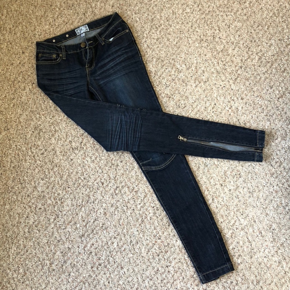 Sean John size 26 skinny jean zipper
